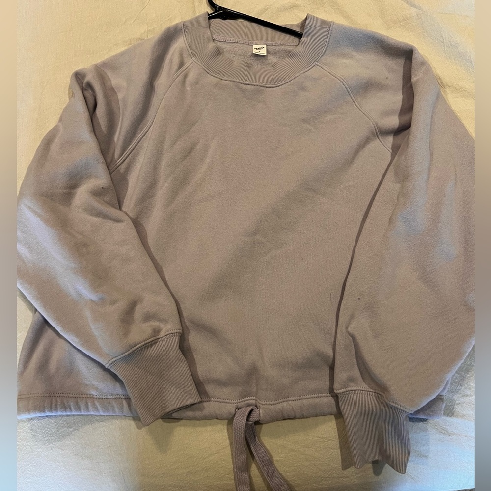 Old Navy Active ovserzied cinch waist crew neck